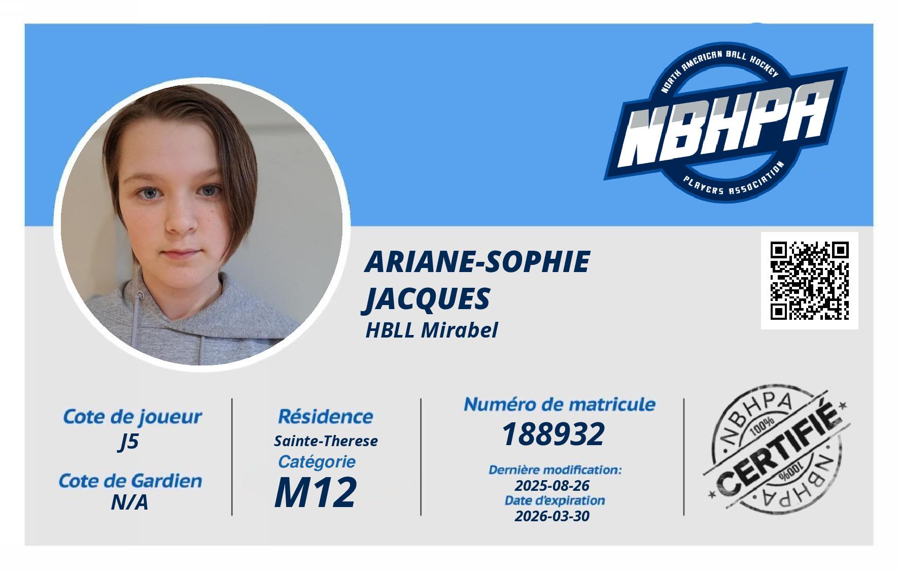 Ariane-Sophie Jacques