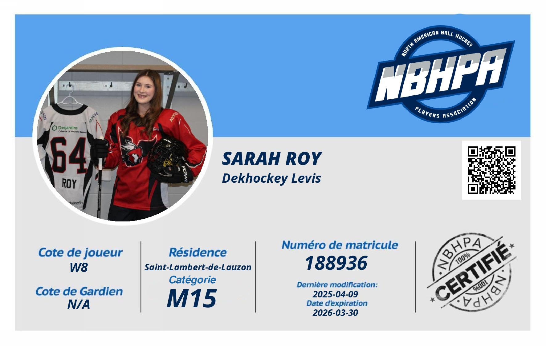 Sarah Roy