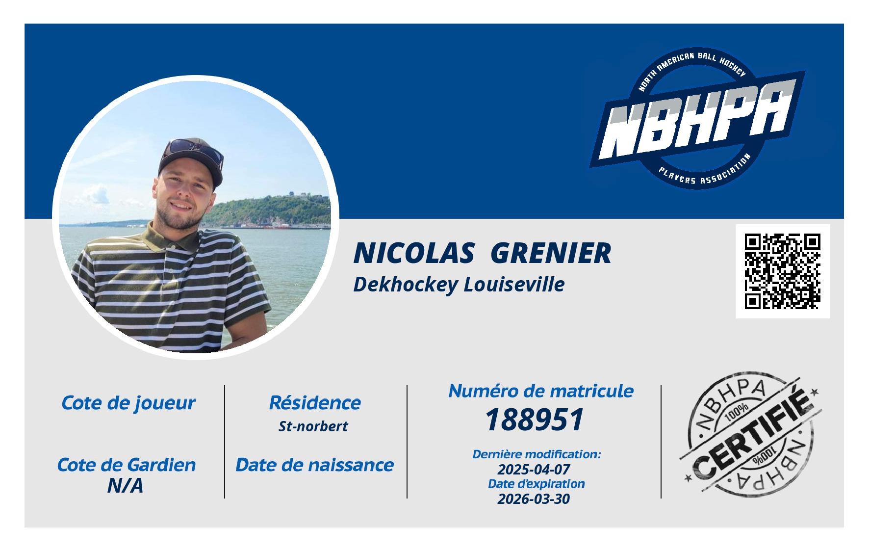 Nicolas  Grenier 