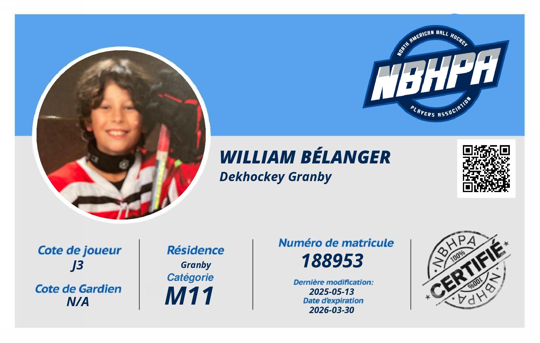 William Bélanger 