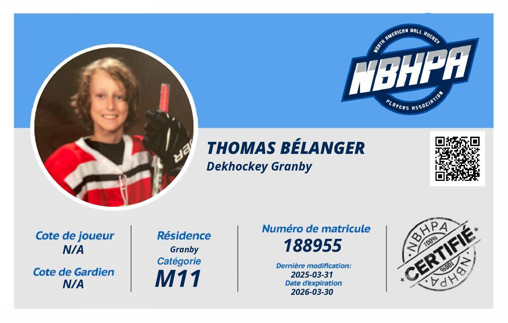 Thomas Bélanger 