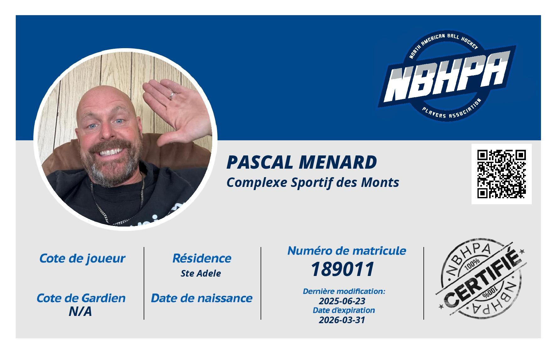 Pascal Menard