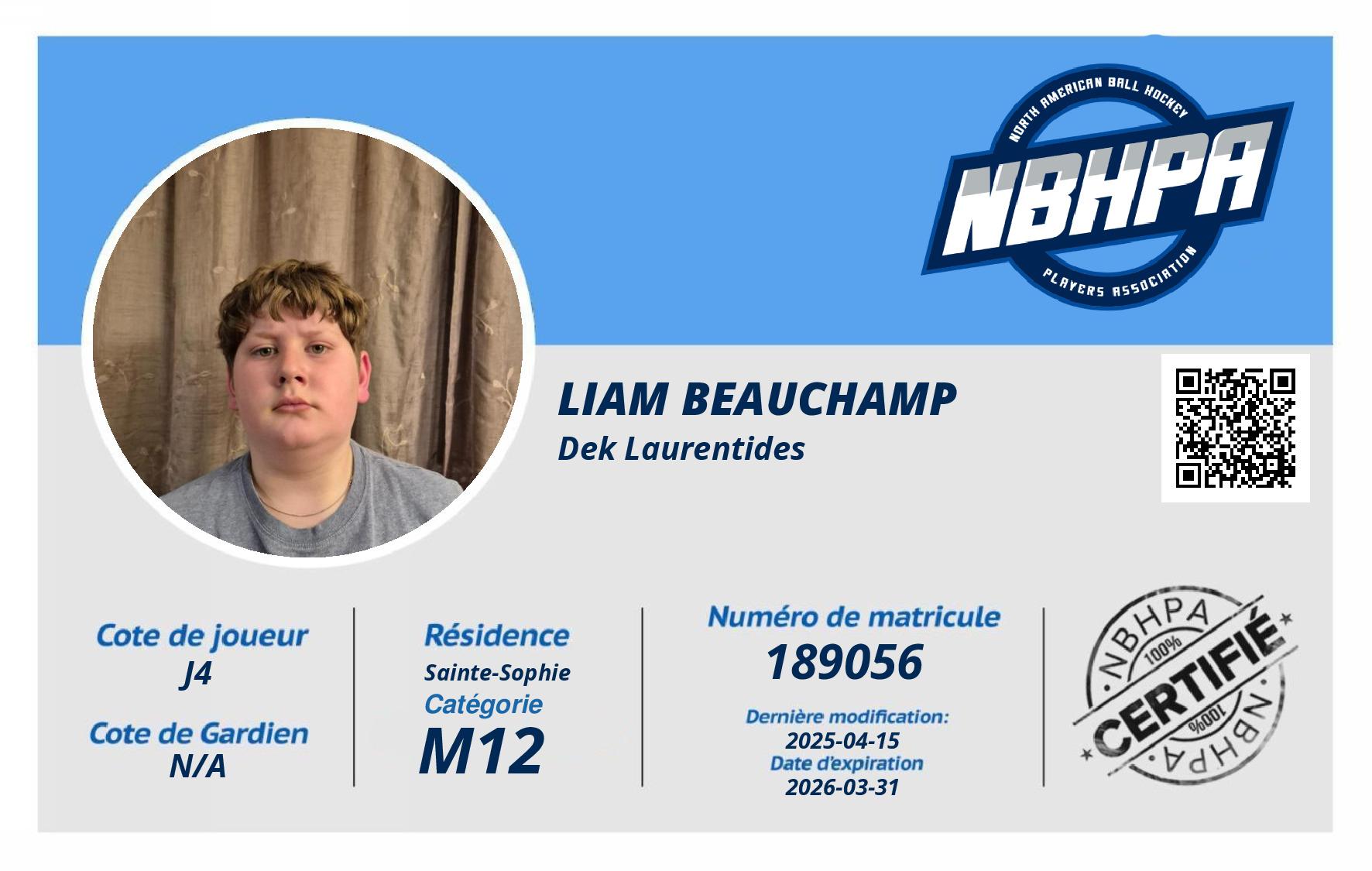 Liam Beauchamp