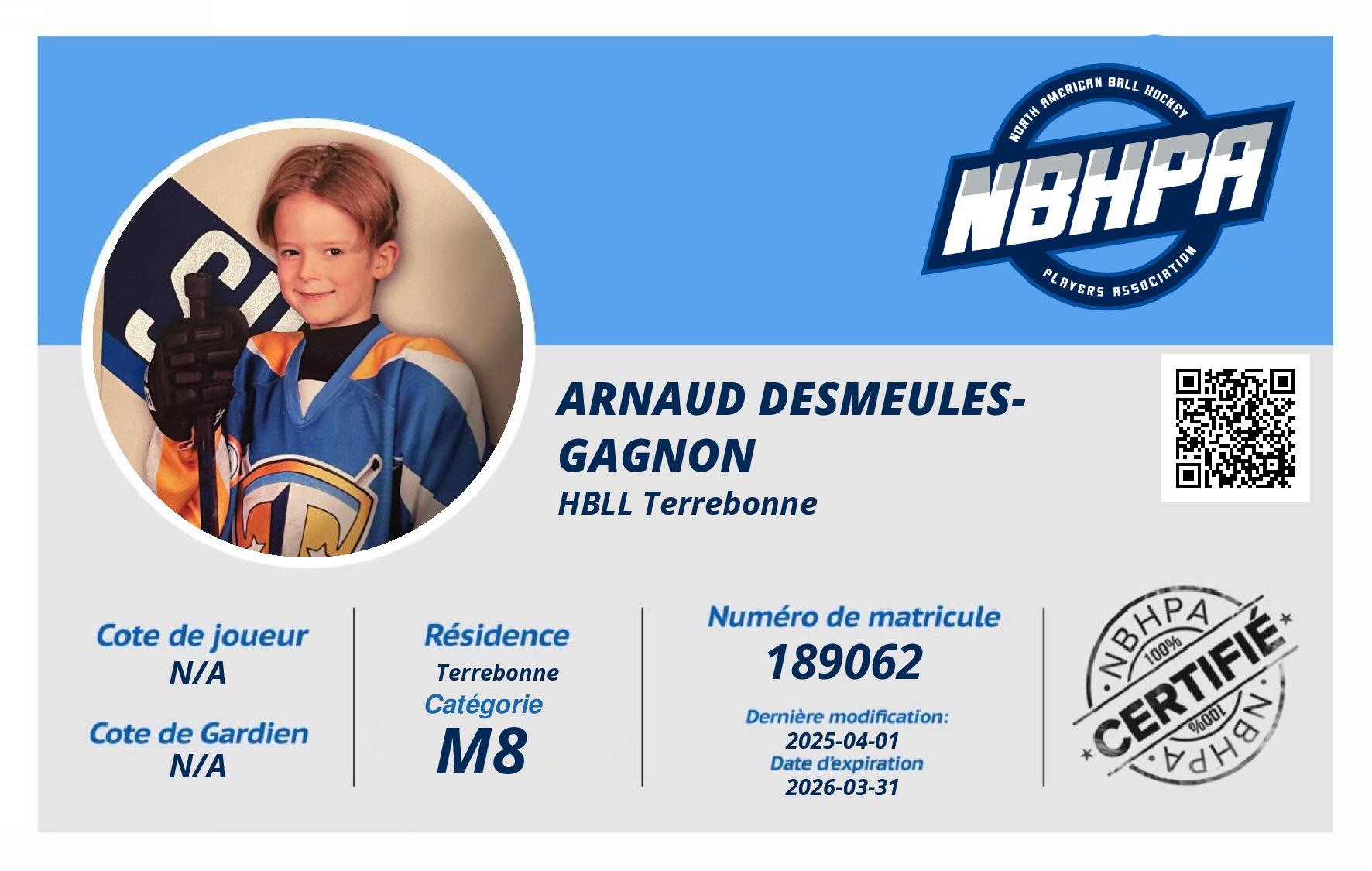 Arnaud Desmeules-Gagnon