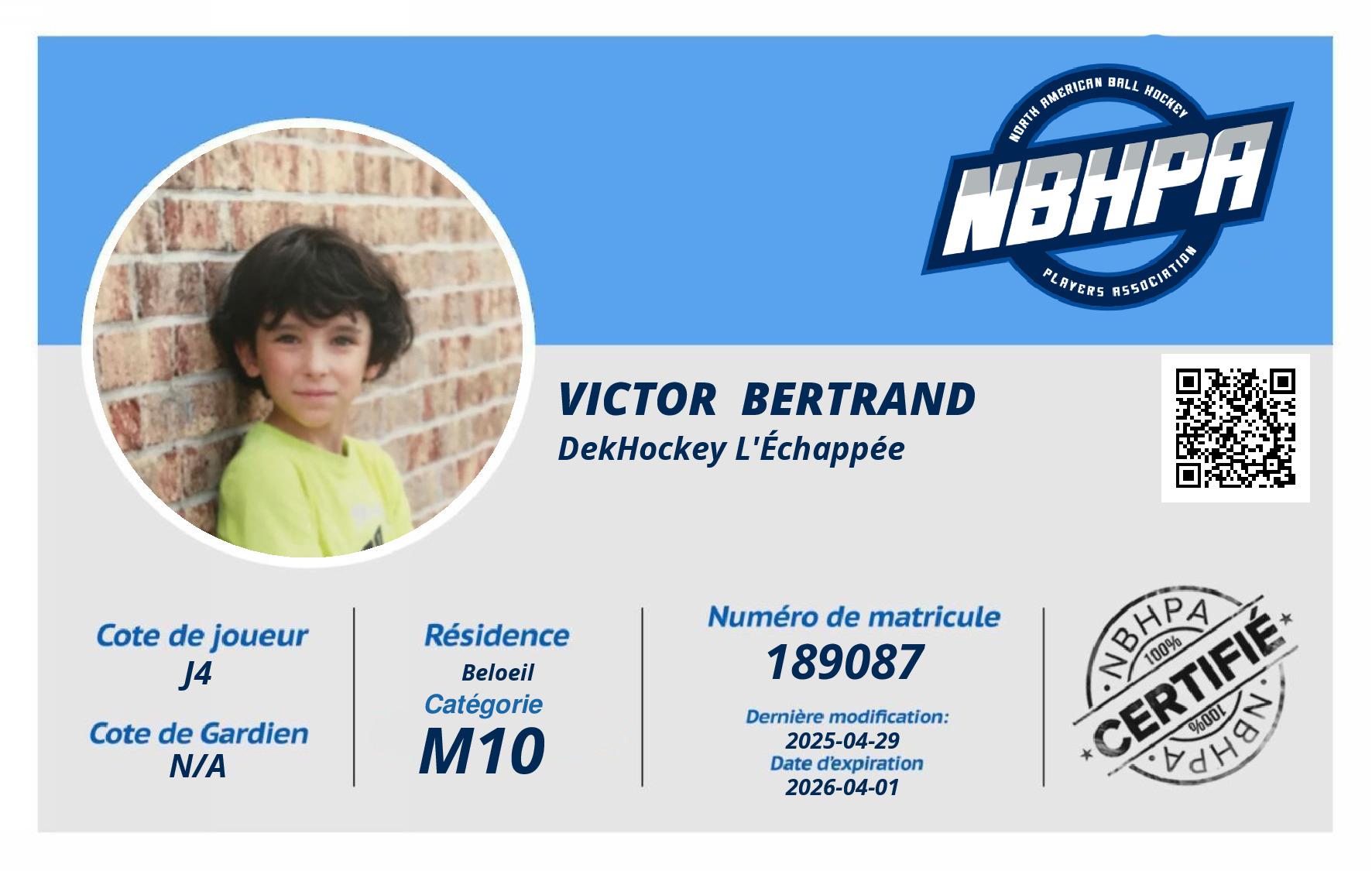 Victor  Bertrand 