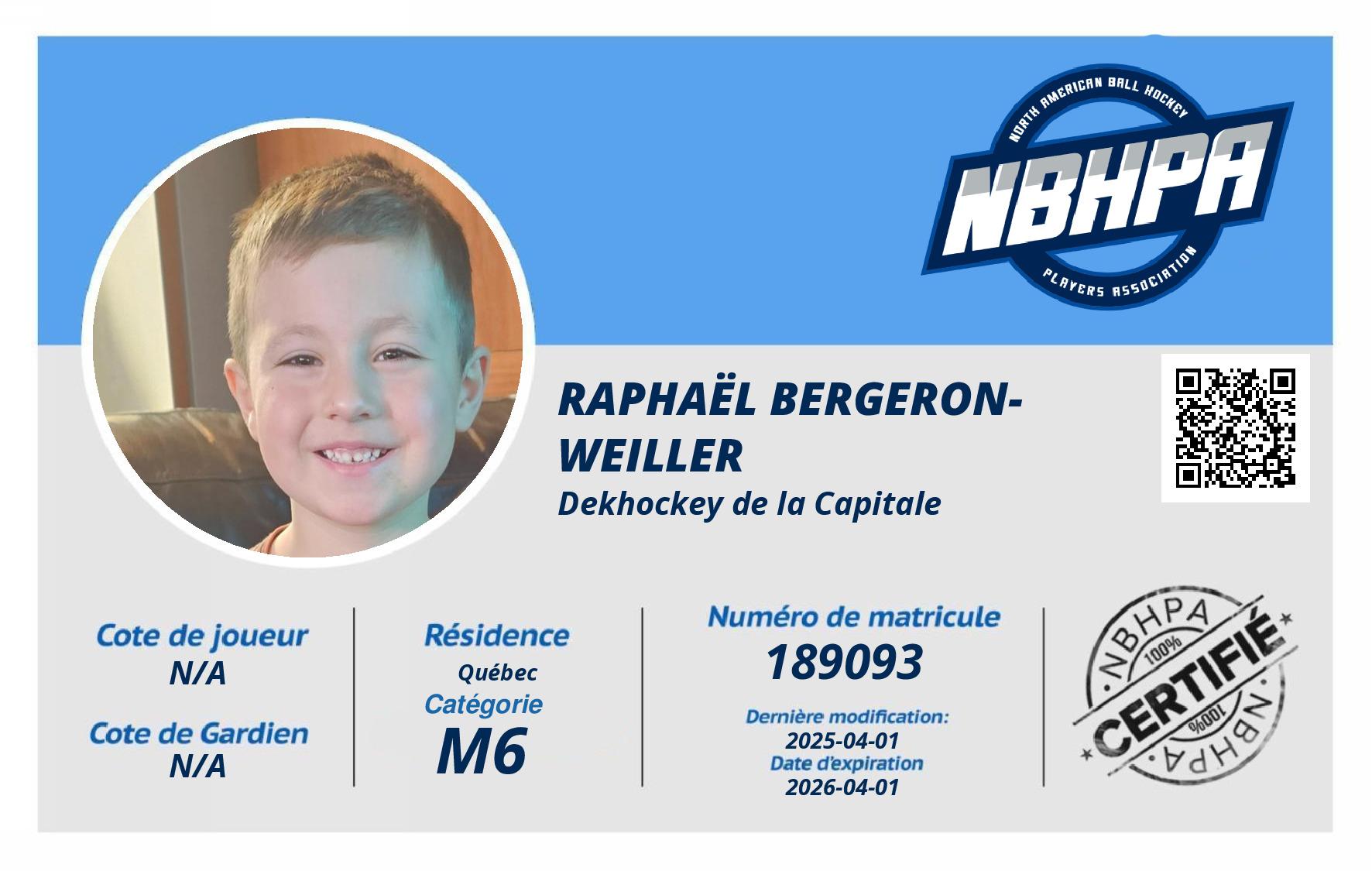 Raphaël Bergeron-Weiller