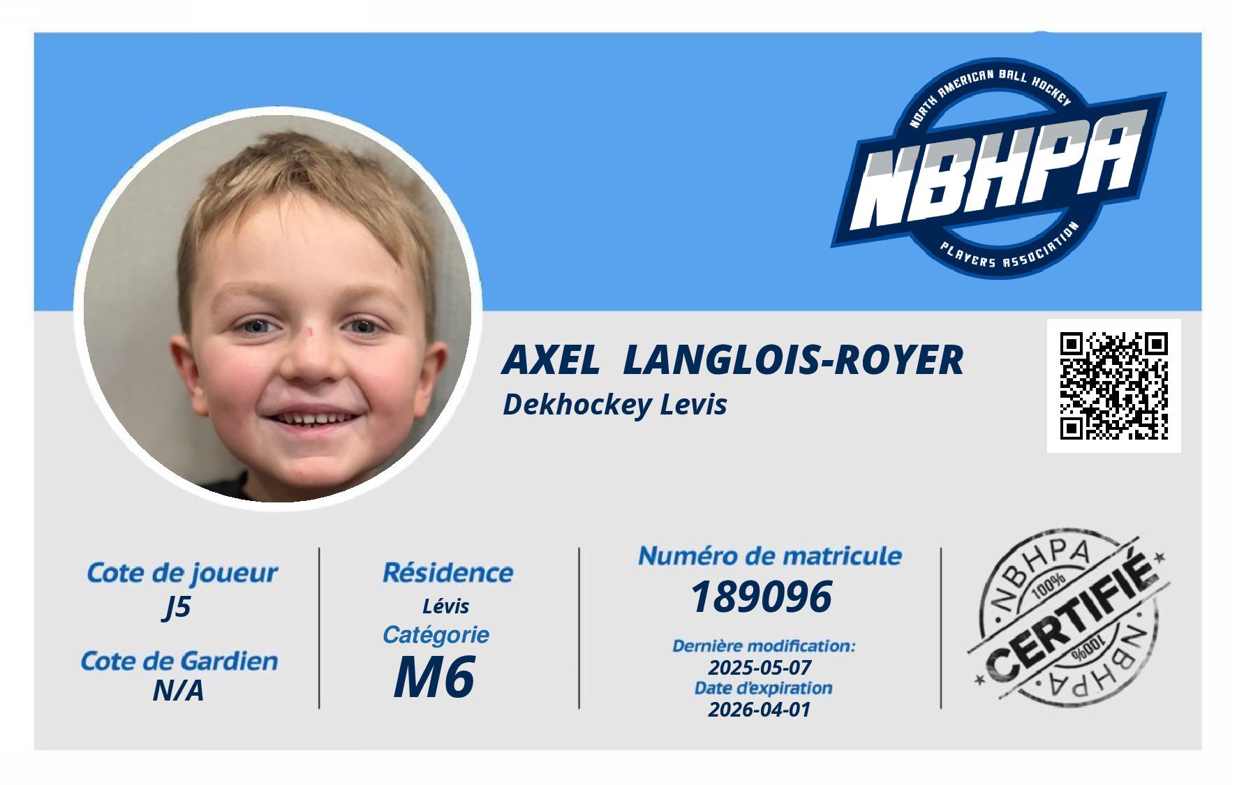 Axel  Langlois-Royer