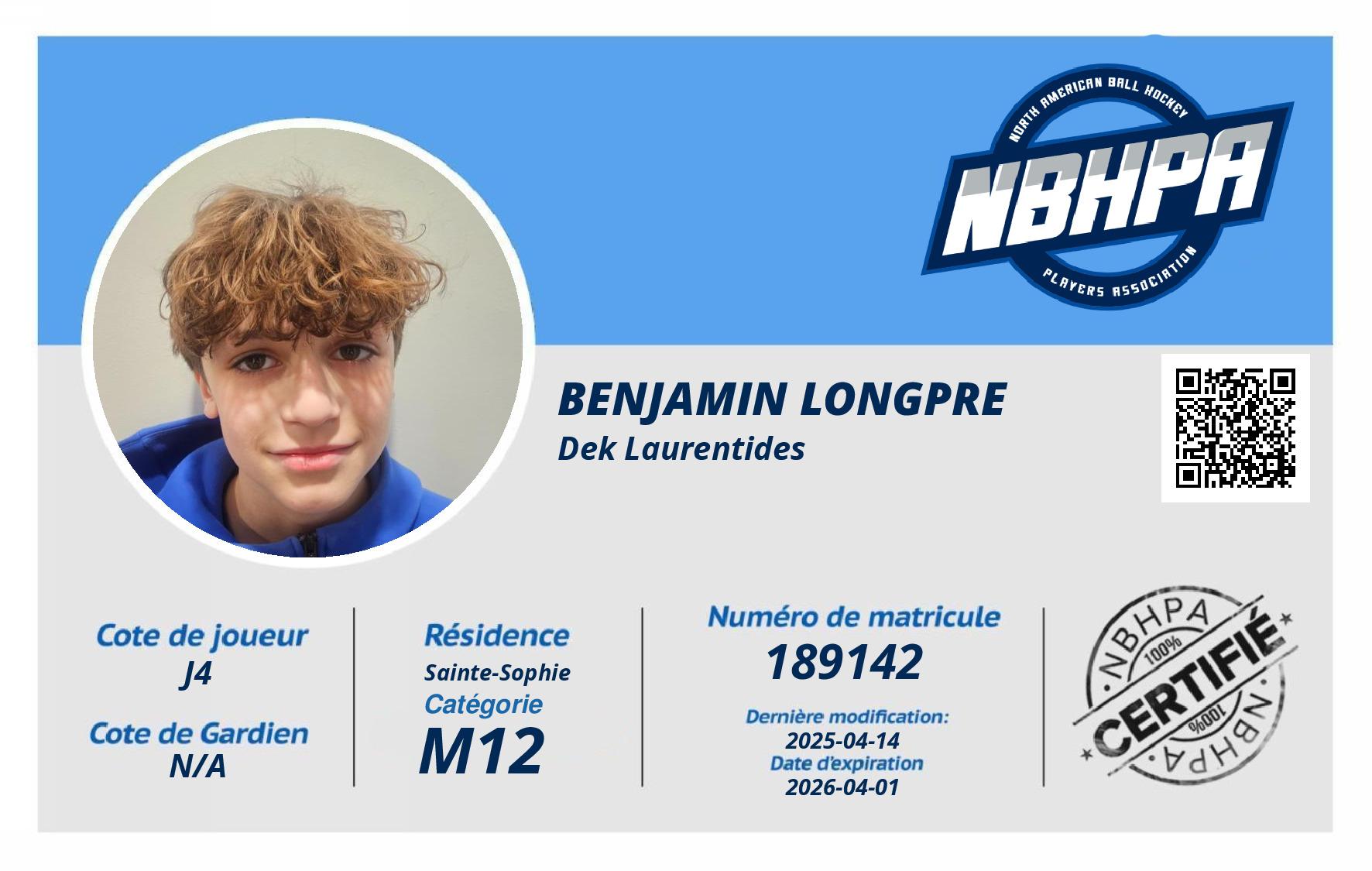 Benjamin Longpre