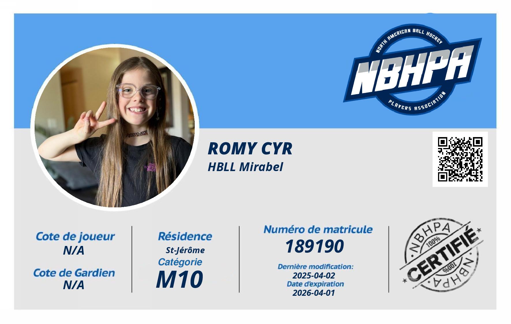 Romy Cyr
