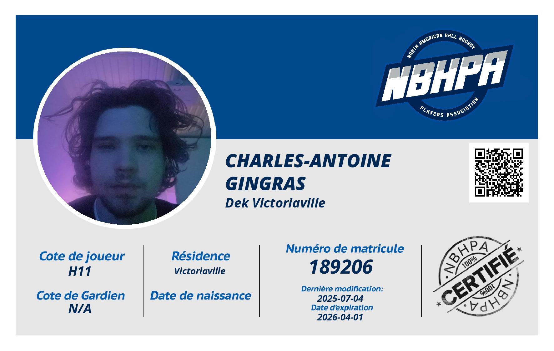 Charles-Antoine Gingras