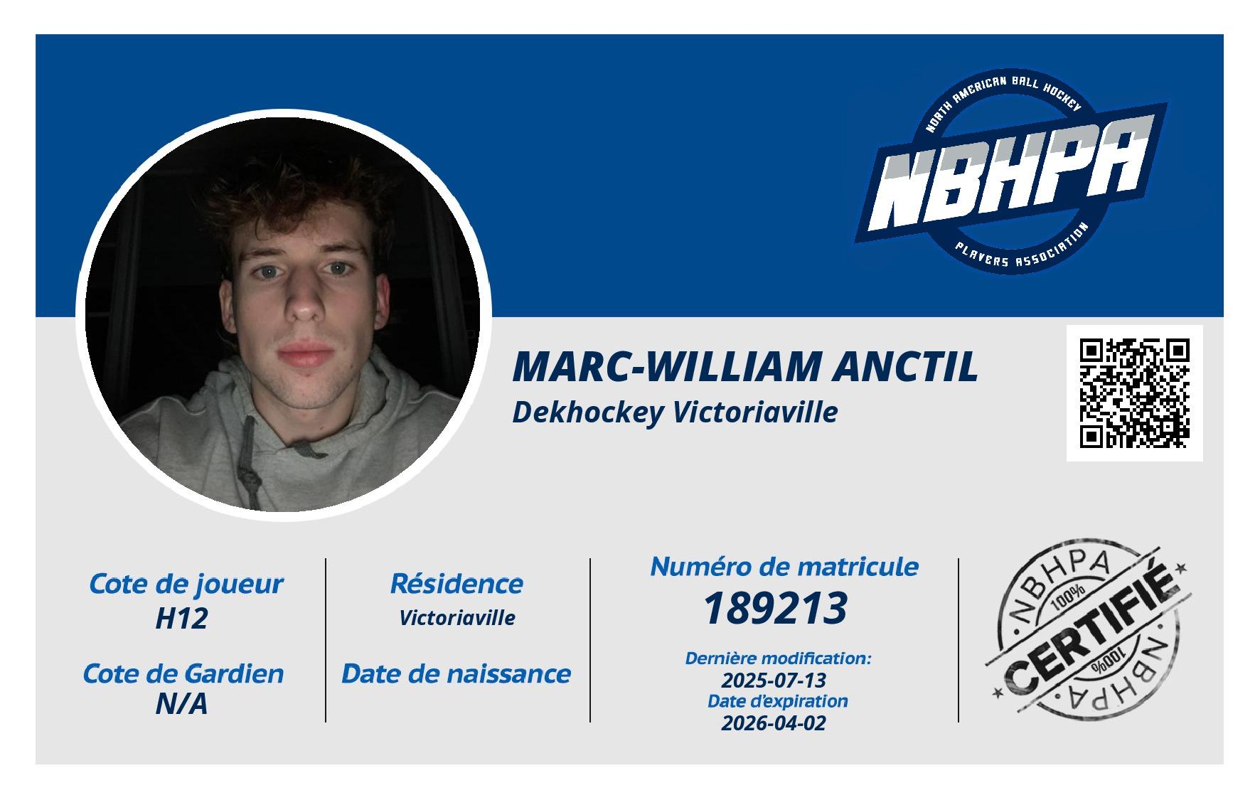 Marc-William Anctil