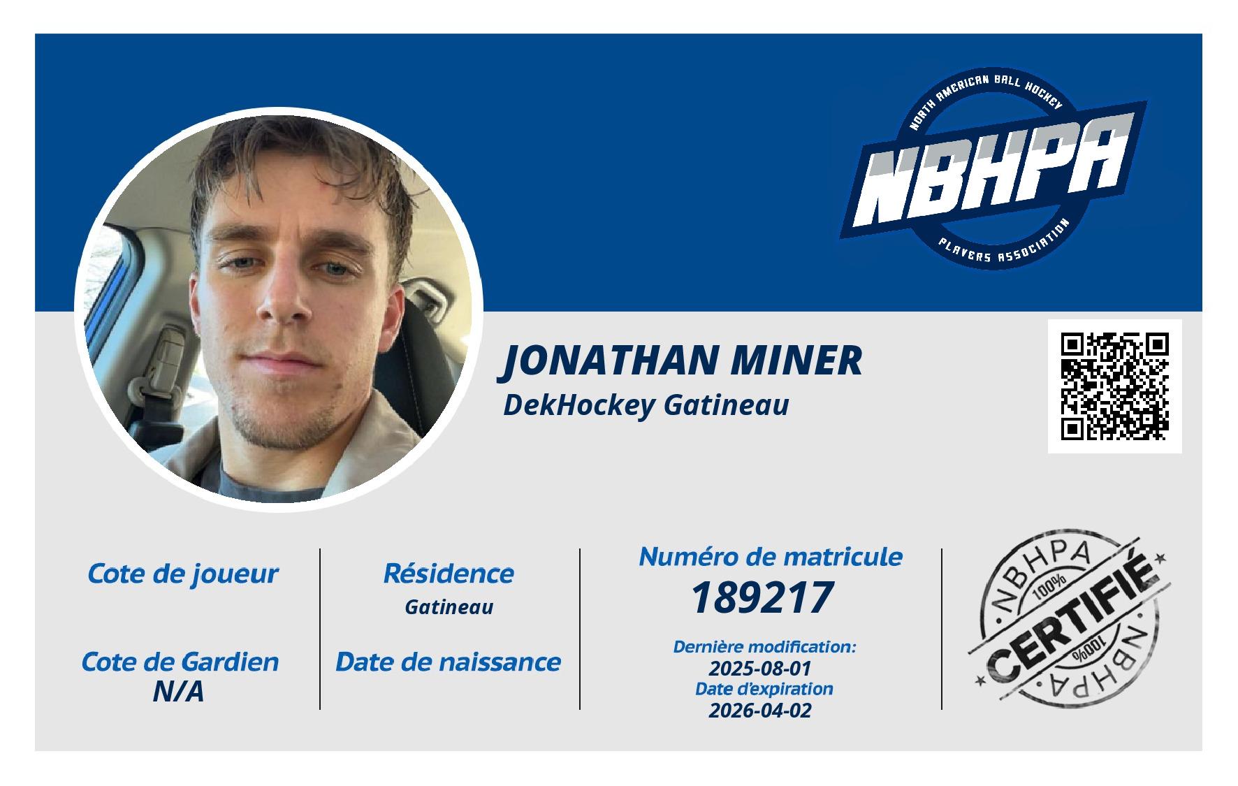 Jonathan Miner