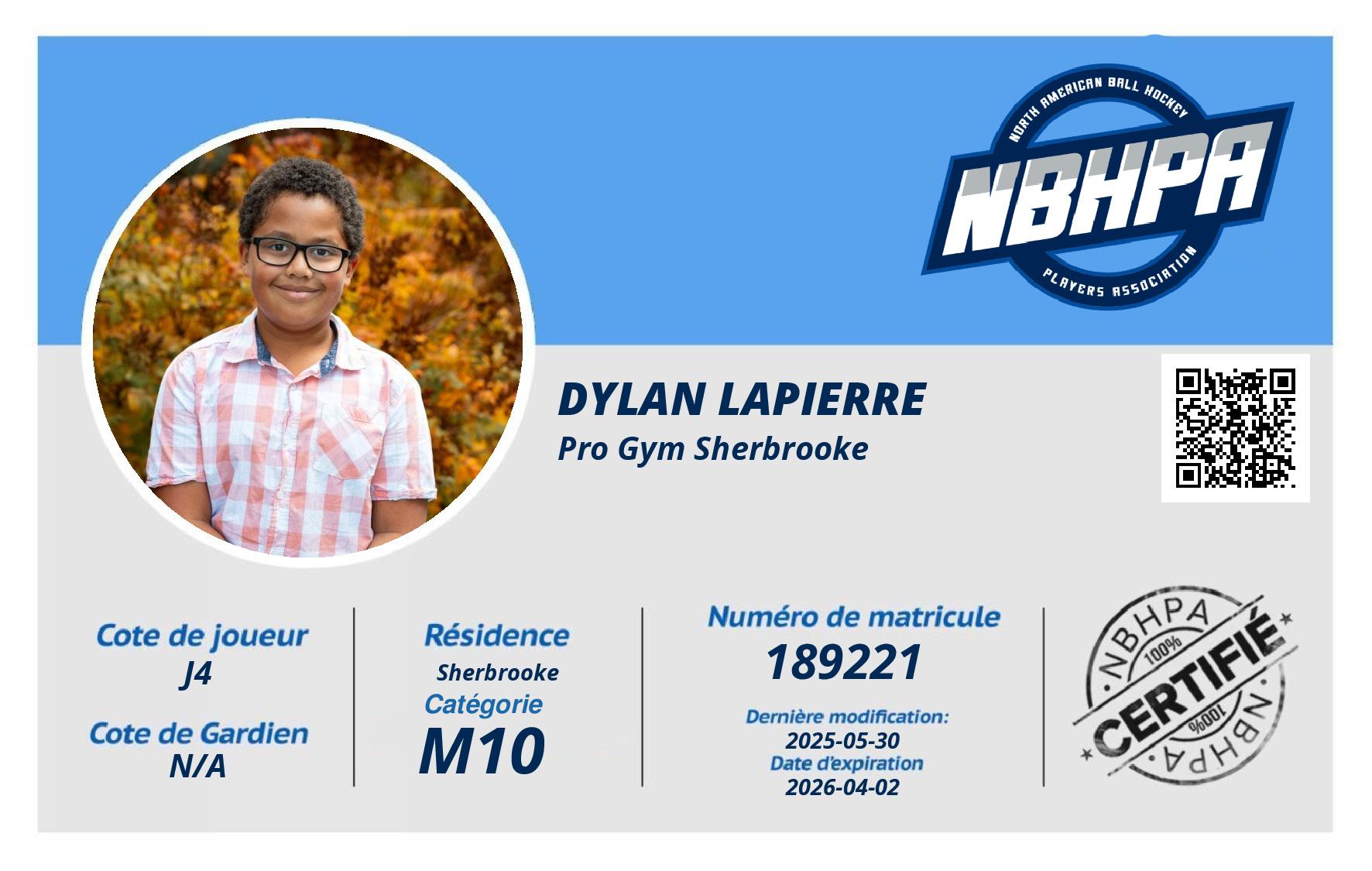Dylan Lapierre