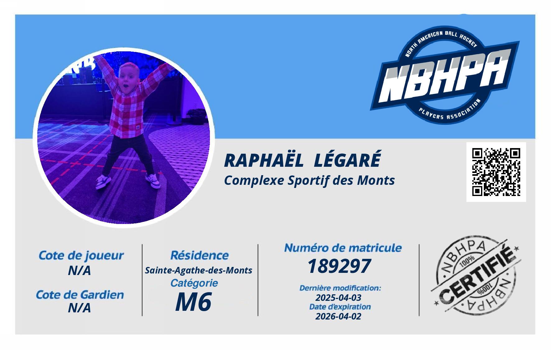Raphaël  Légaré