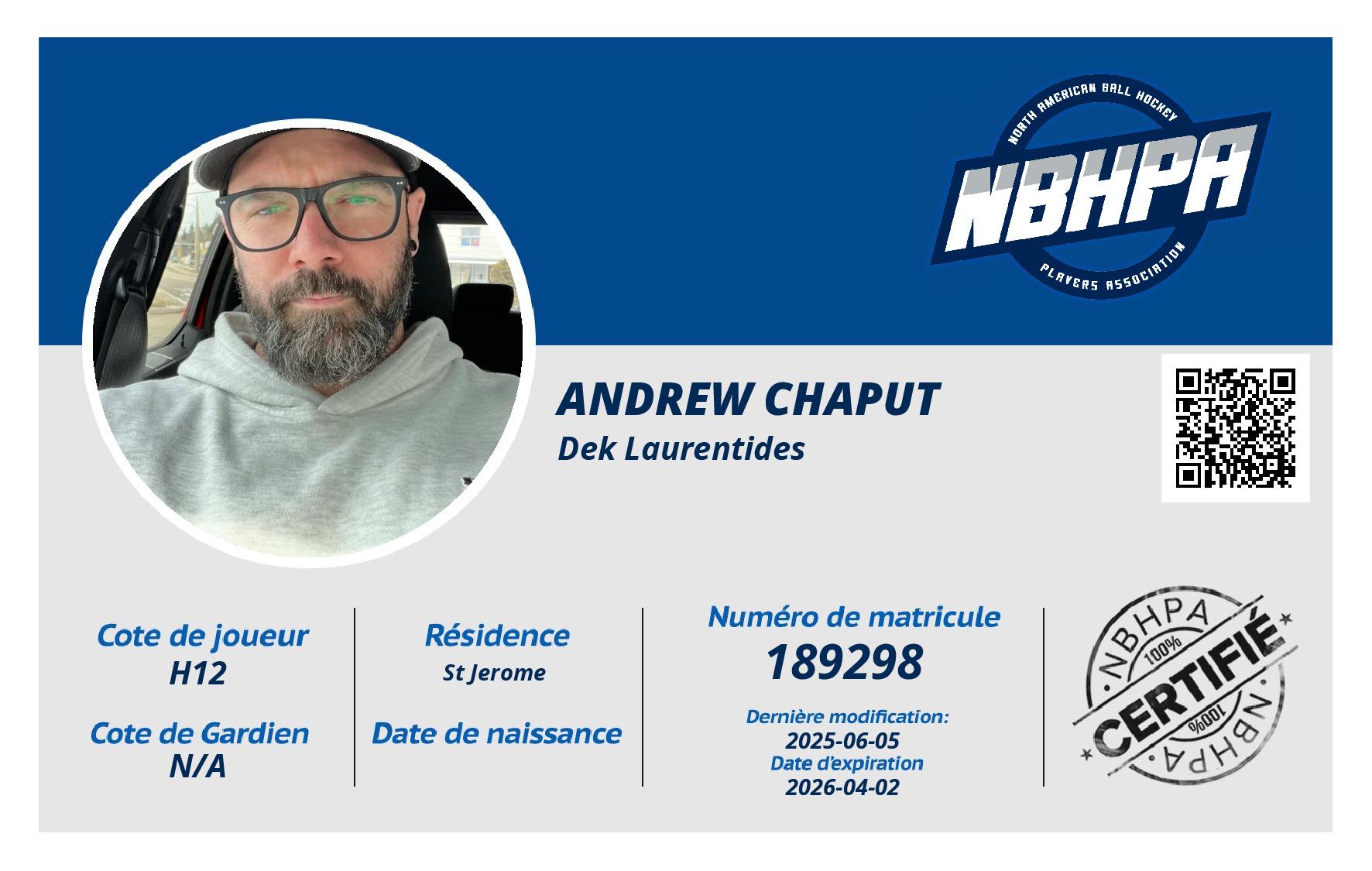 Andrew Chaput