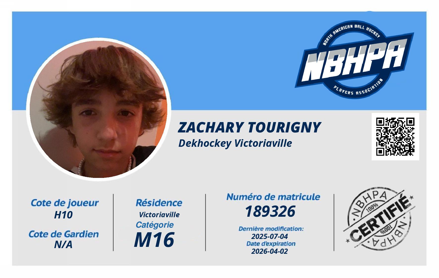 Zachary Tourigny