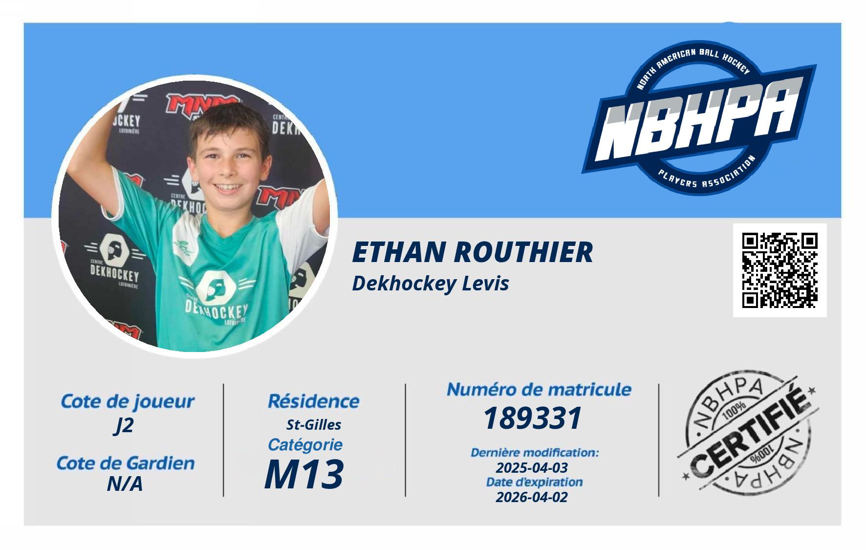 Ethan Routhier