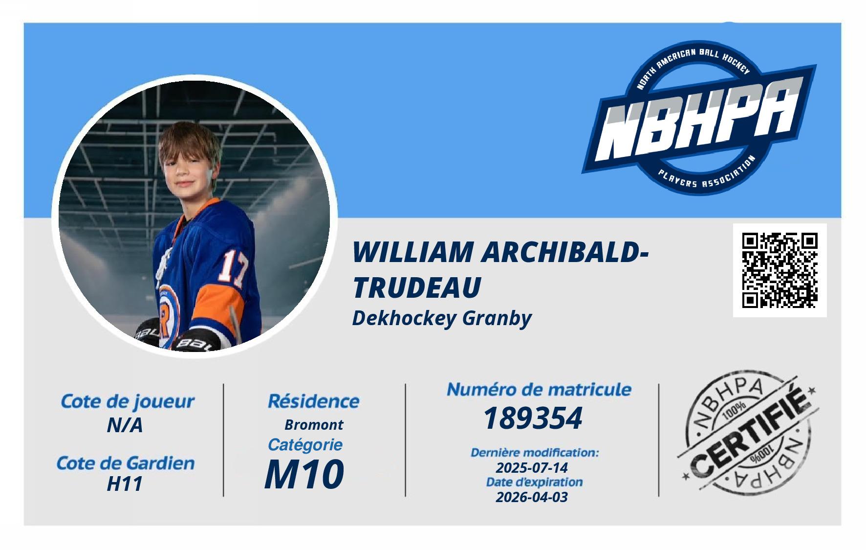 William Archibald-Trudeau