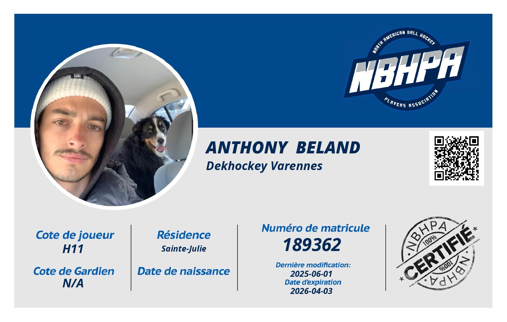 Anthony  Beland