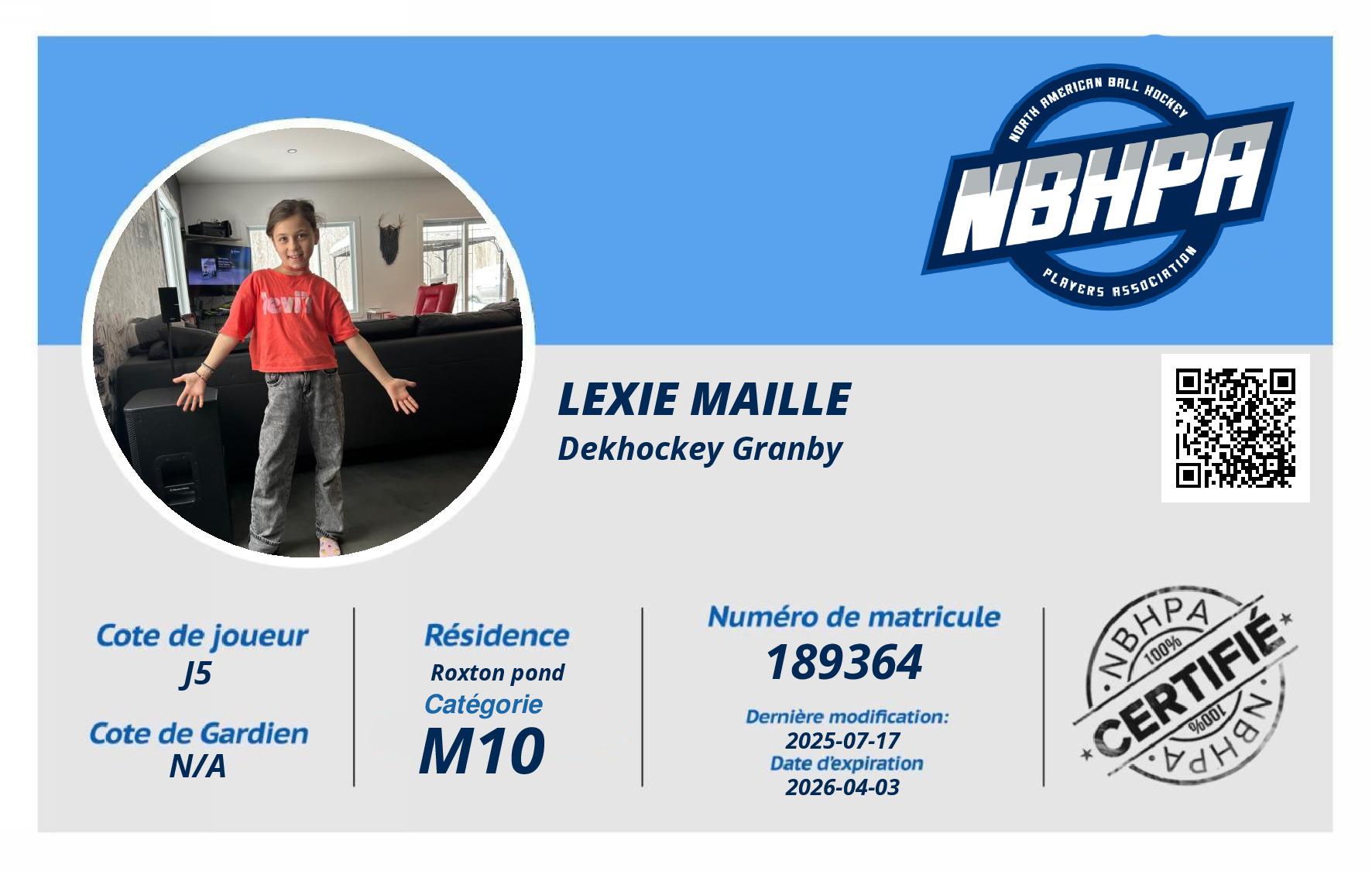 Lexie Maille