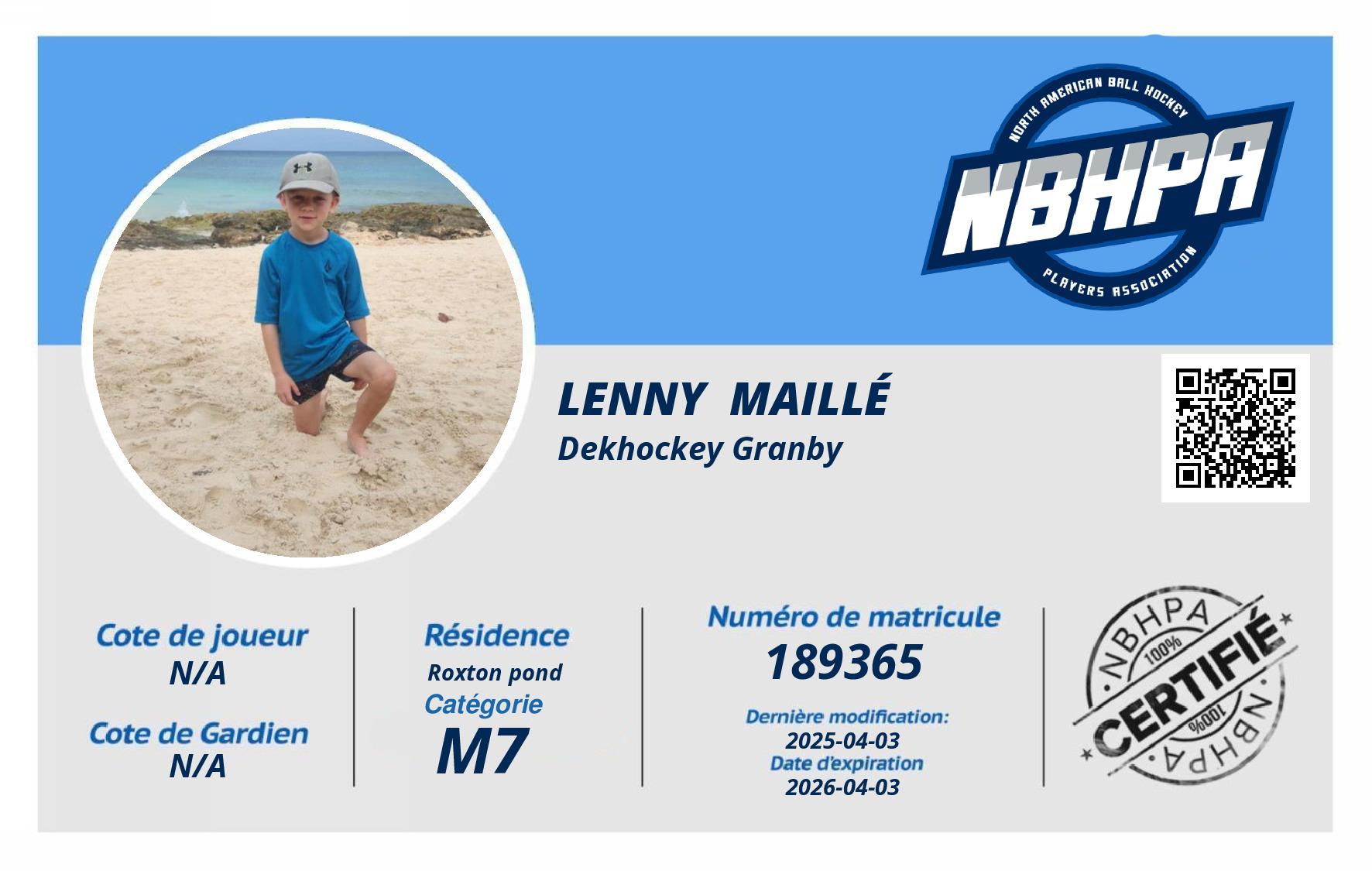 Lenny  Maillé