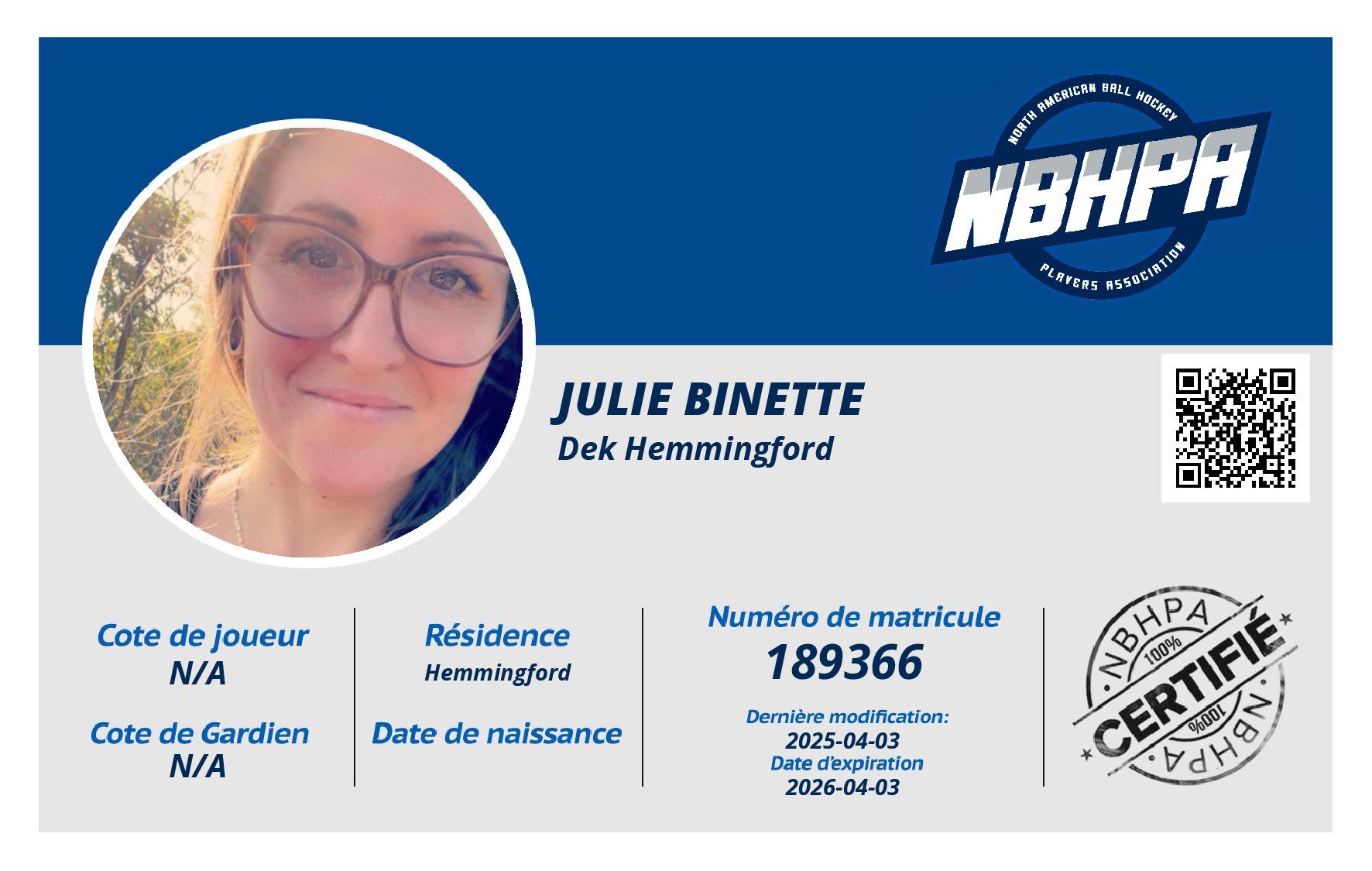 Julie Binette