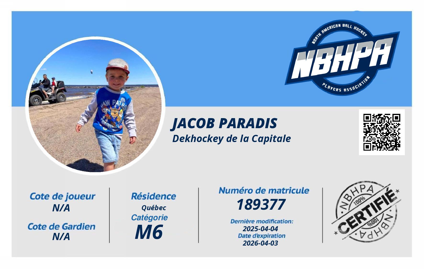 Jacob Paradis
