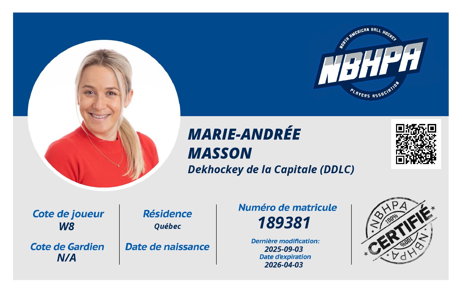 Marie-Andrée Masson