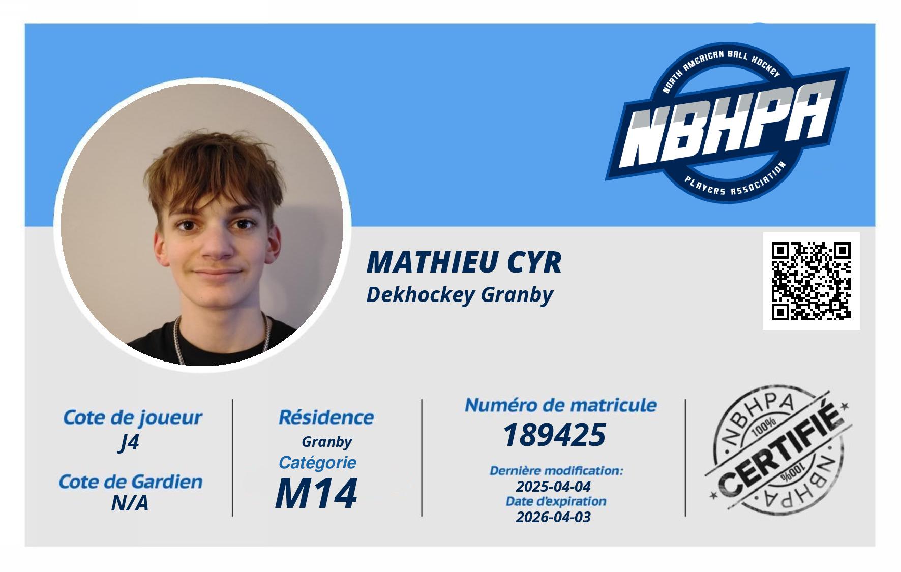 Mathieu Cyr