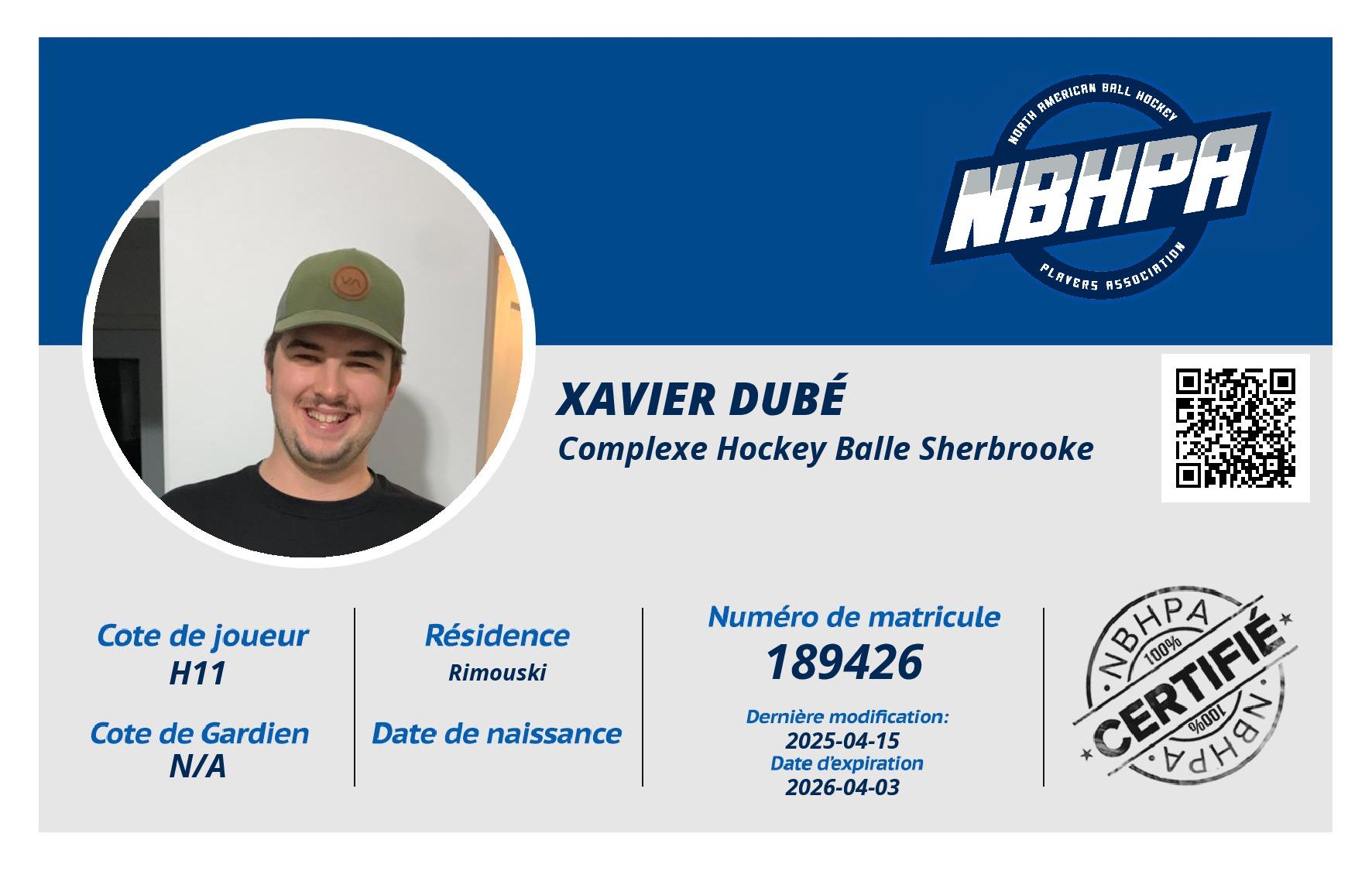 Xavier Dubé
