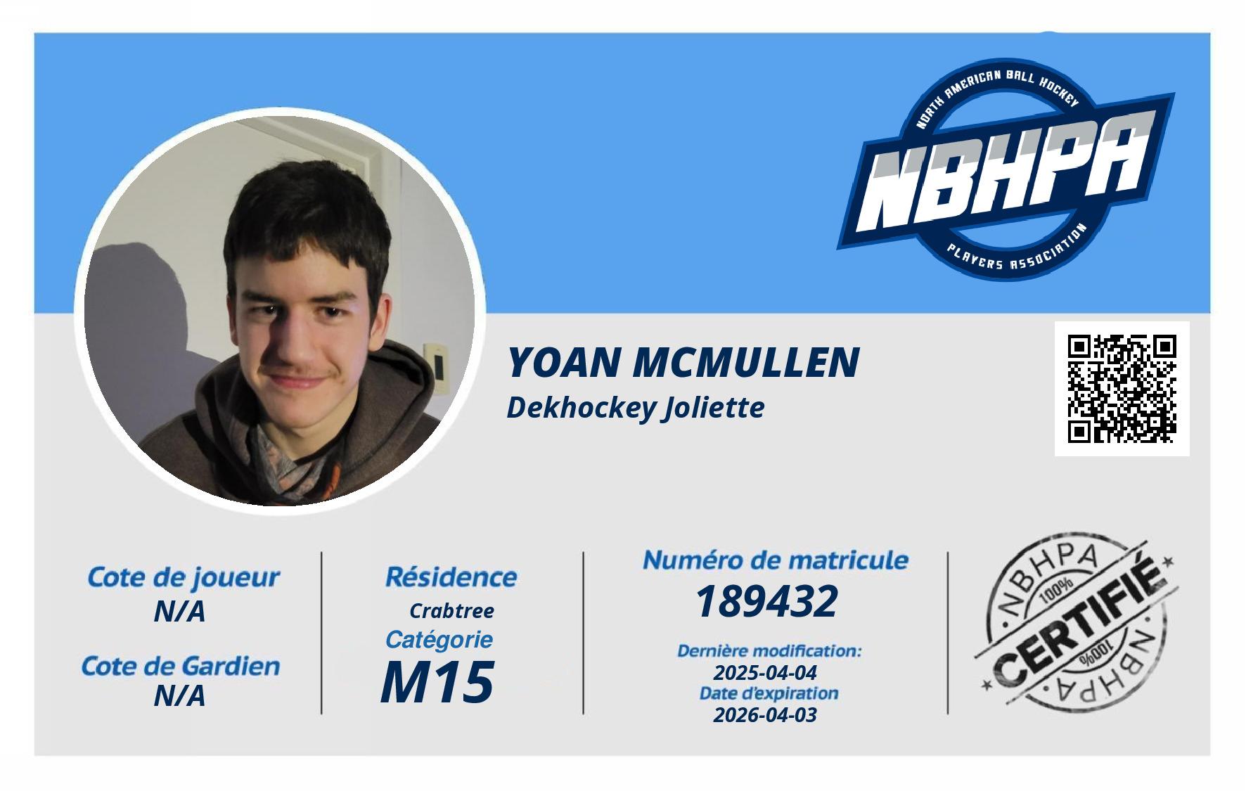 Yoan Mcmullen 