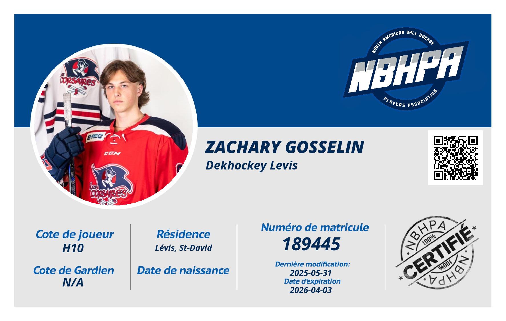 Zachary Gosselin