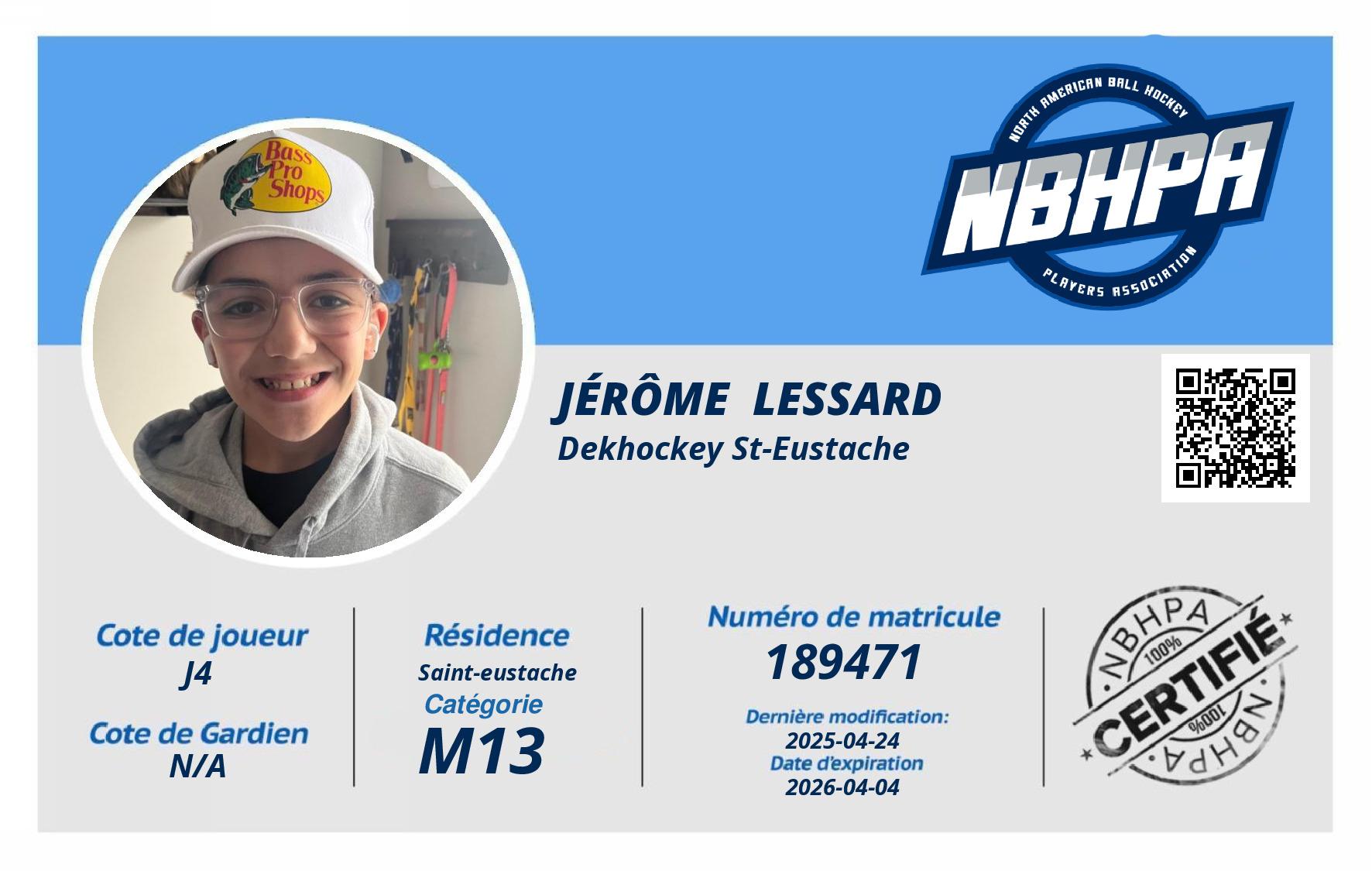 Jérôme  Lessard