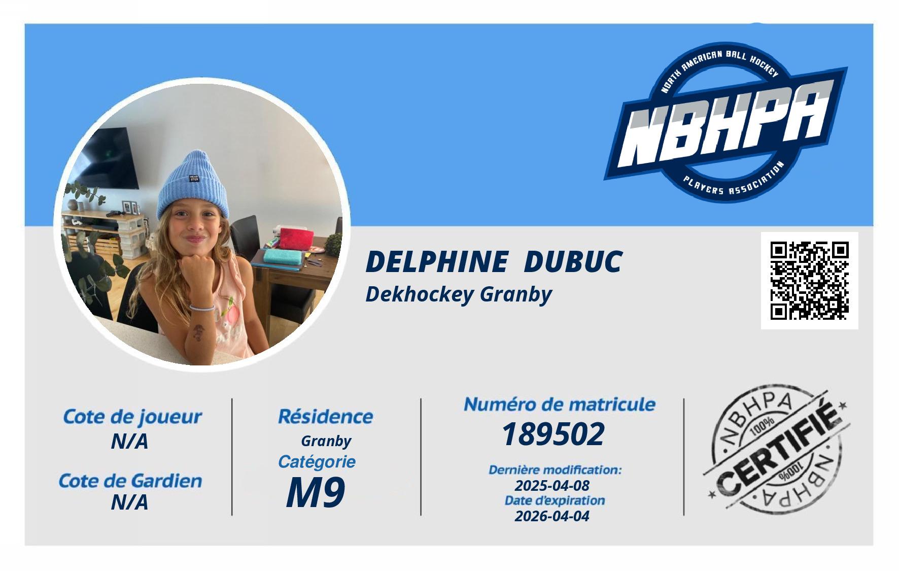 Delphine  Dubuc