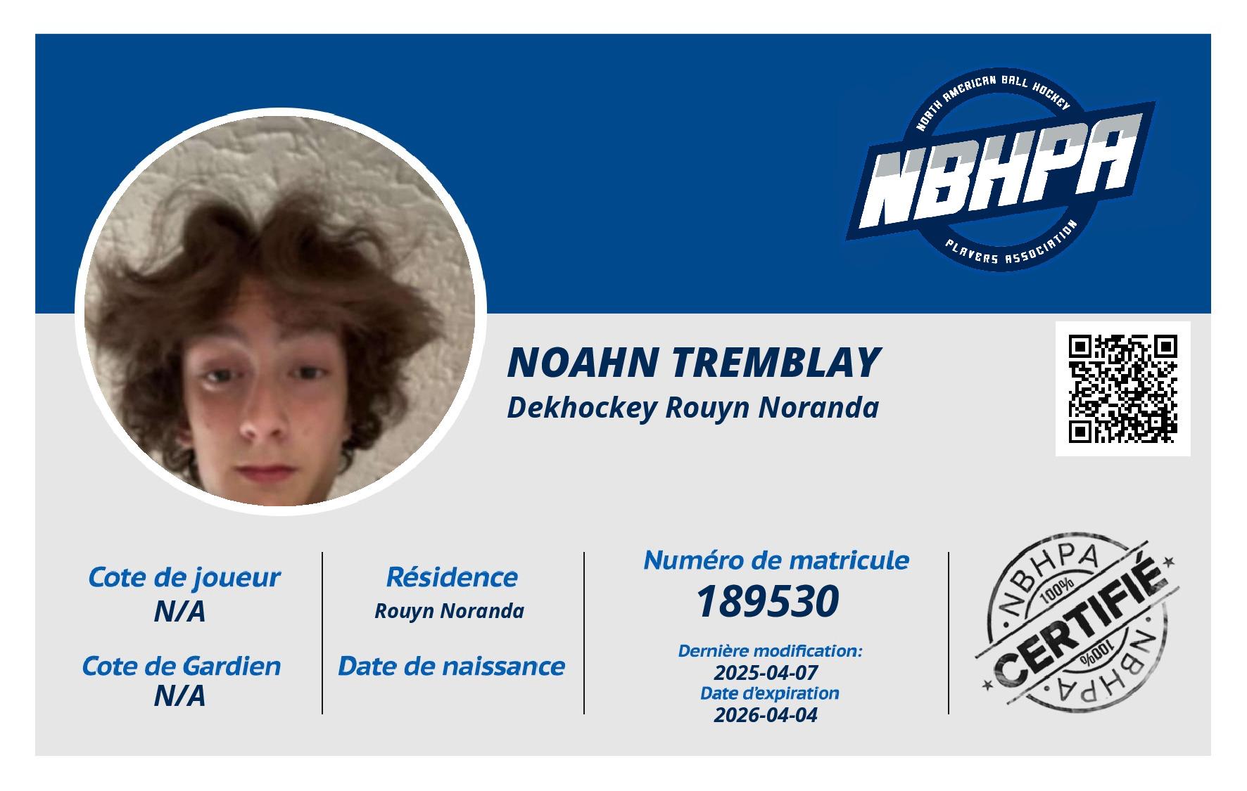 Noahn Tremblay