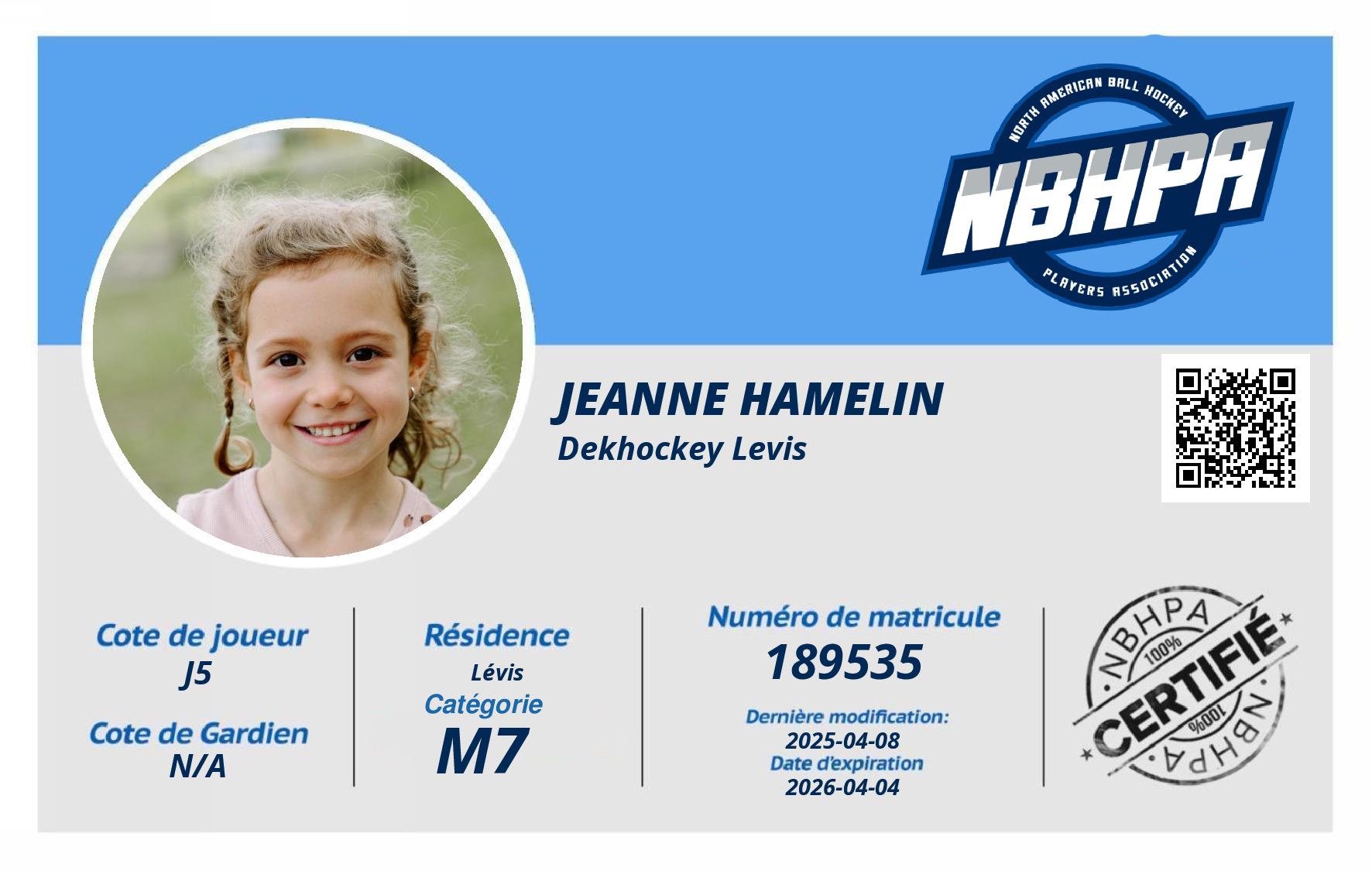 Jeanne Hamelin