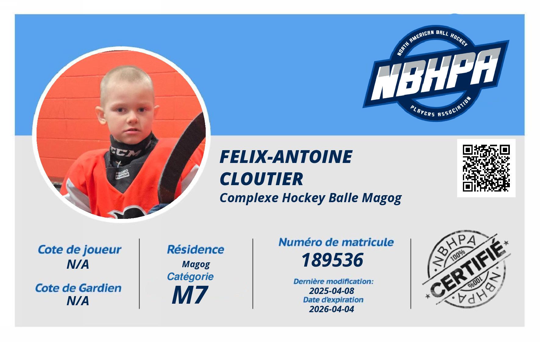 Felix-antoine  Cloutier