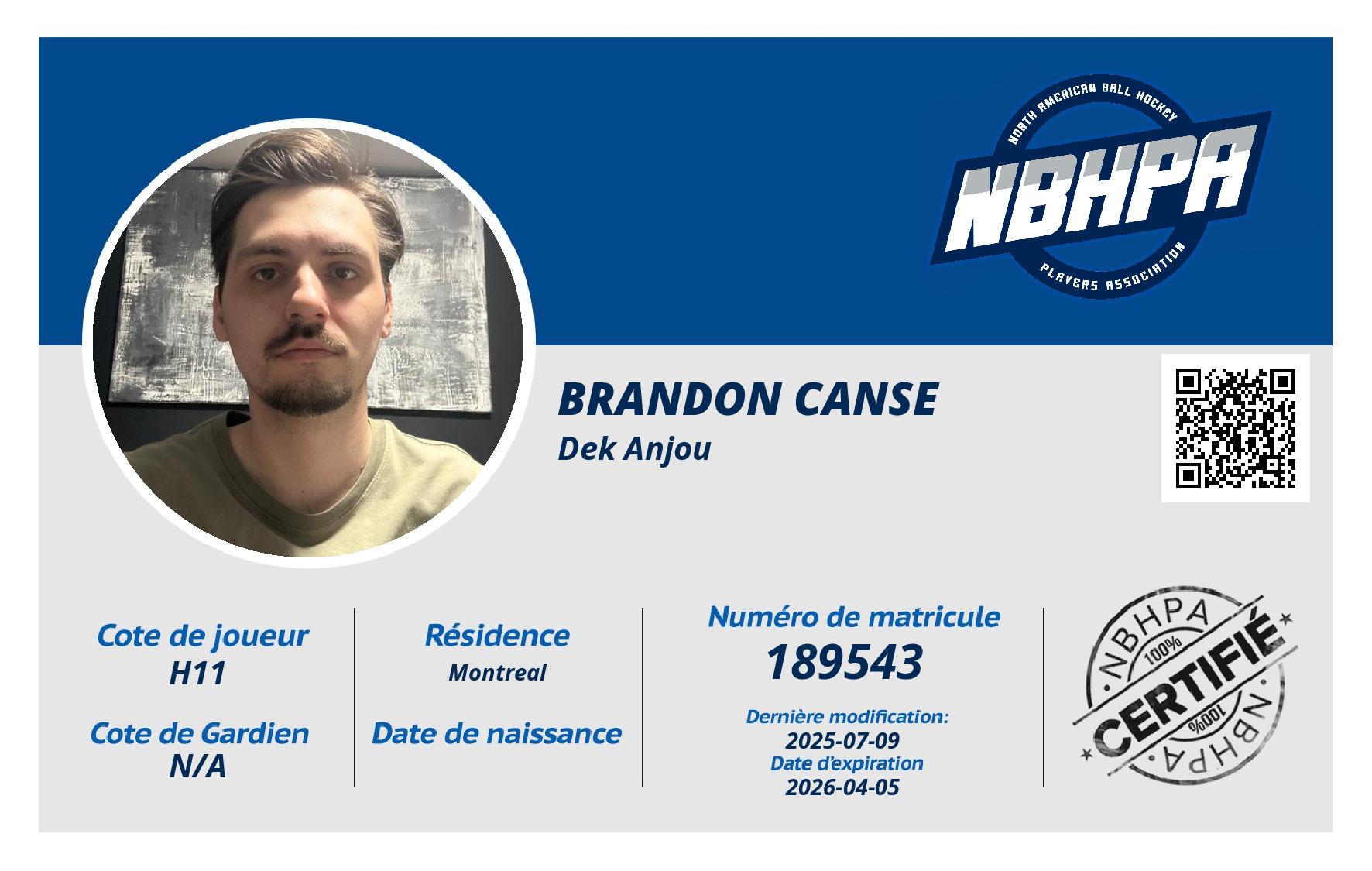 Brandon Canse