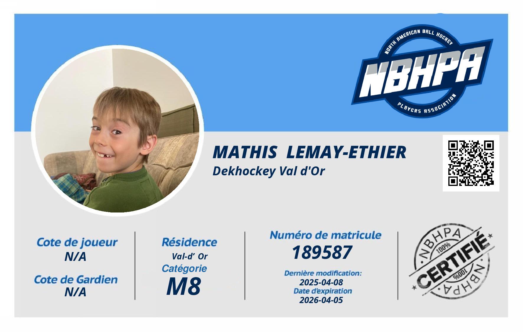 Mathis  Lemay-Ethier