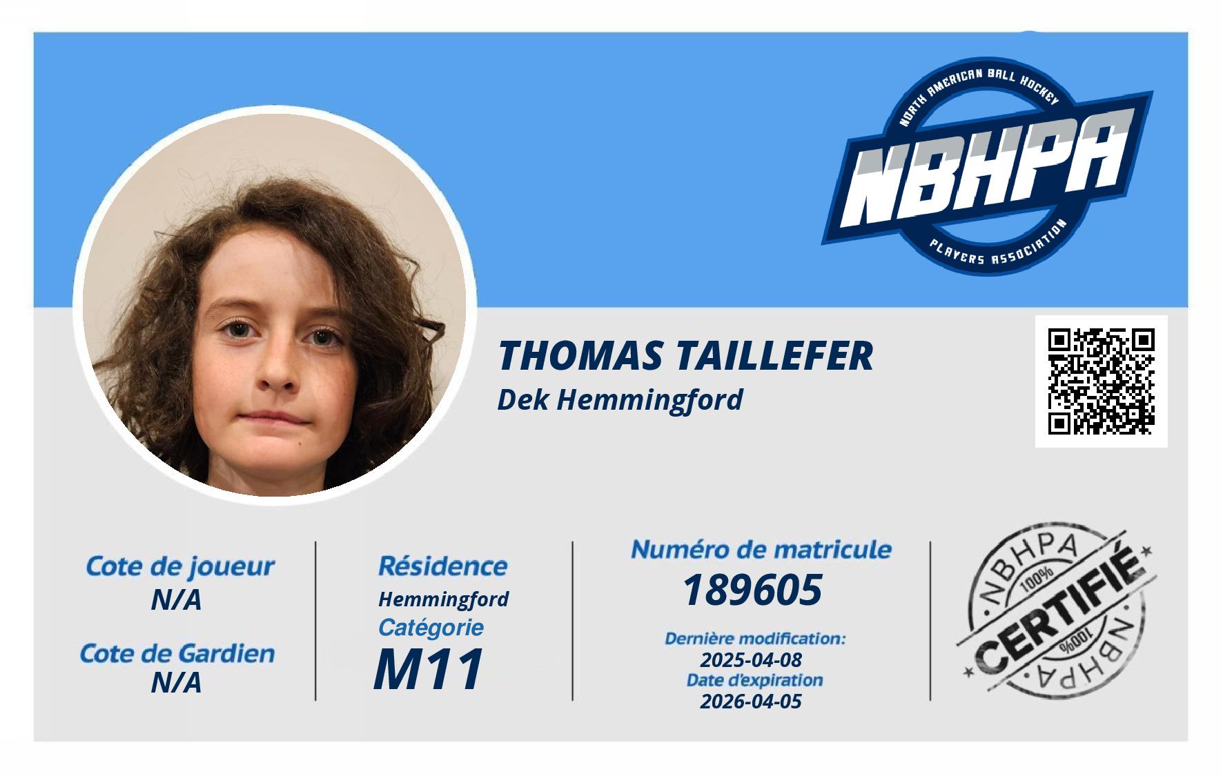 Thomas Taillefer