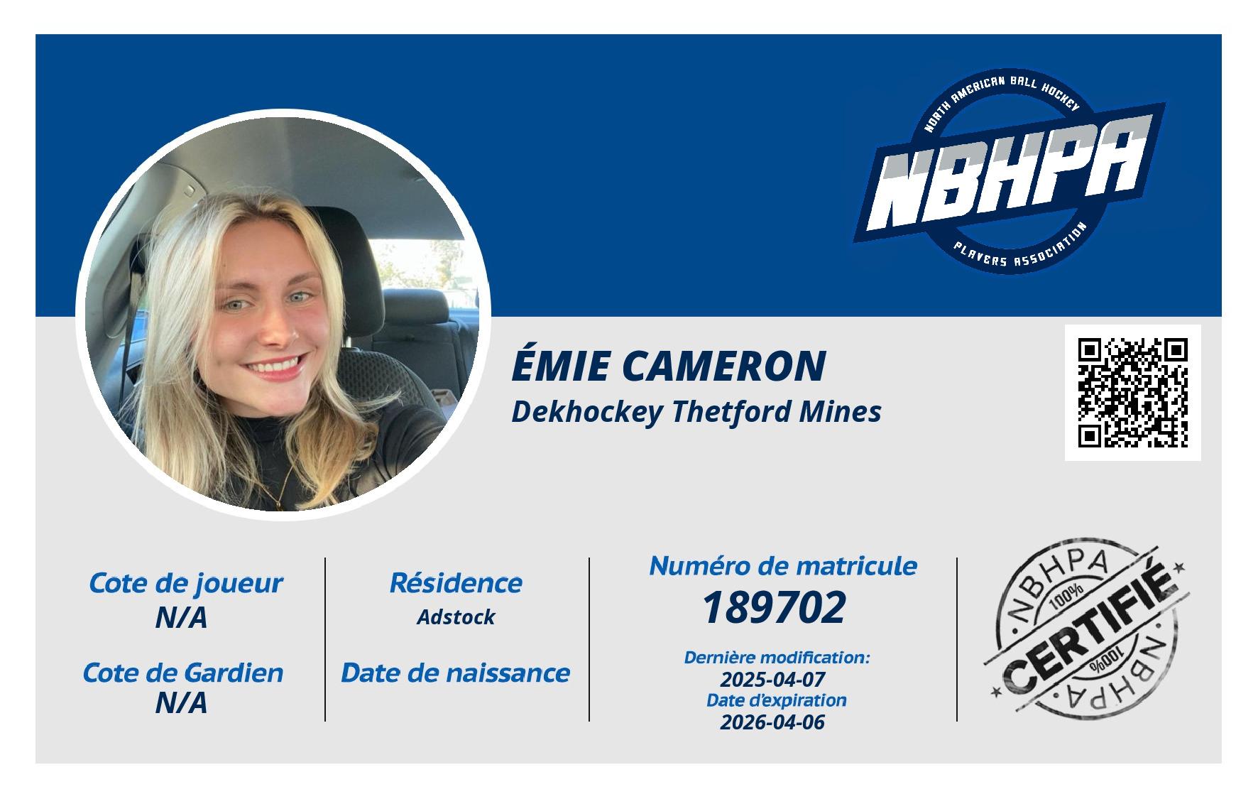 Émie Cameron