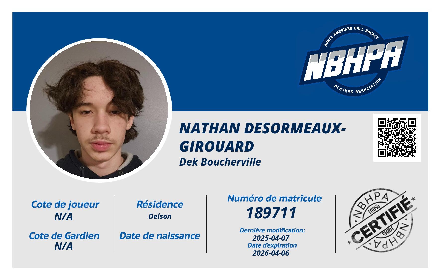 Nathan Desormeaux-Girouard 