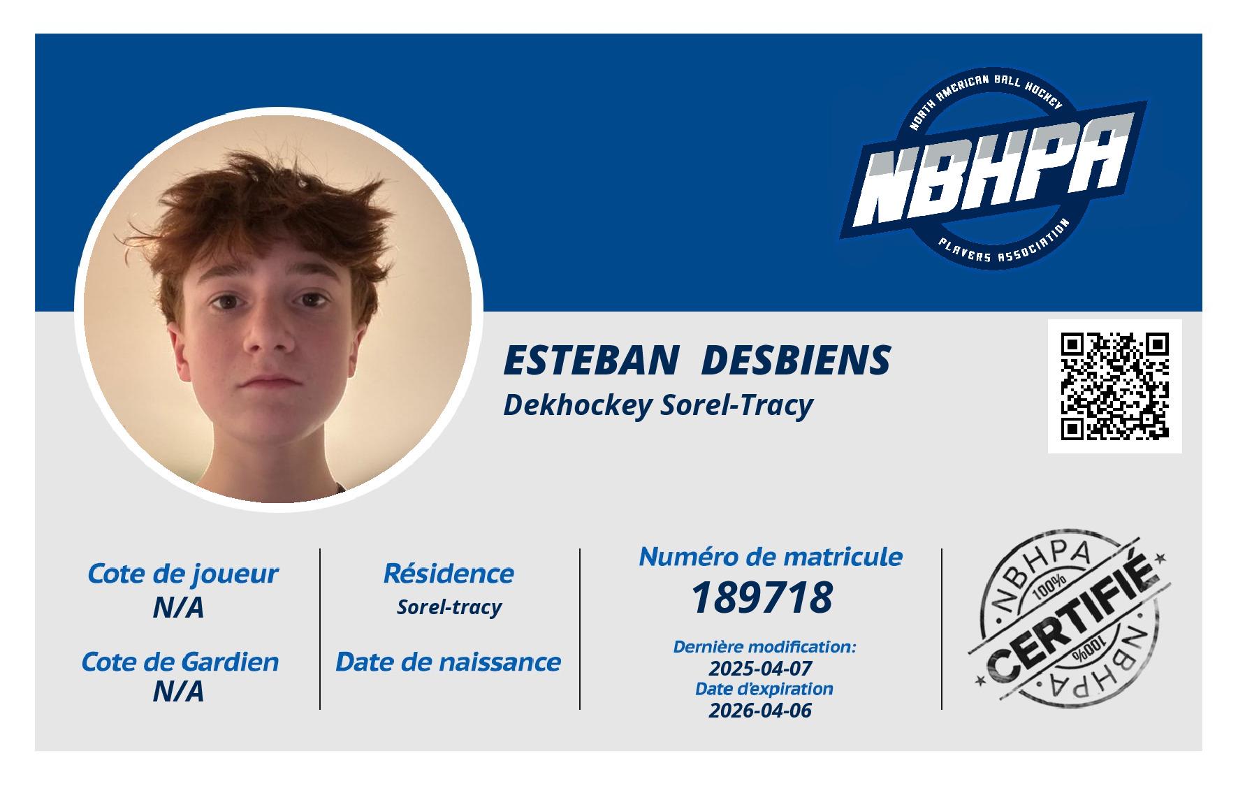 Esteban  Desbiens
