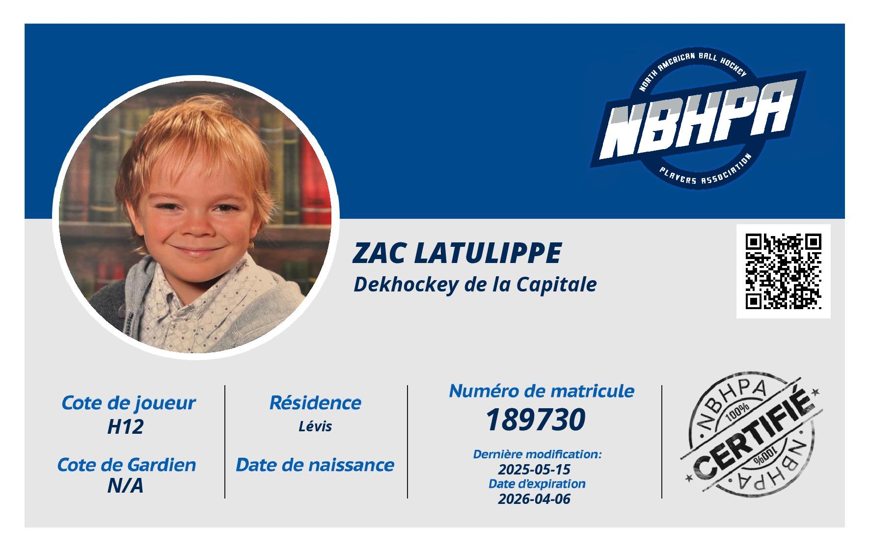 Zac Latulippe