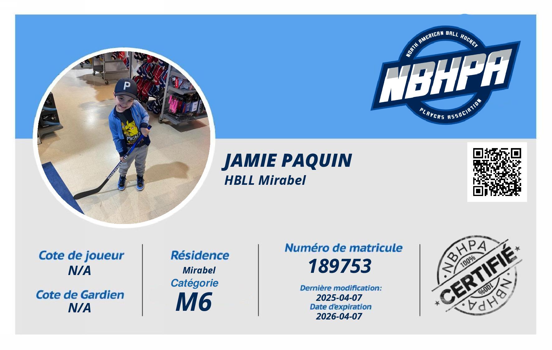 Jamie Paquin