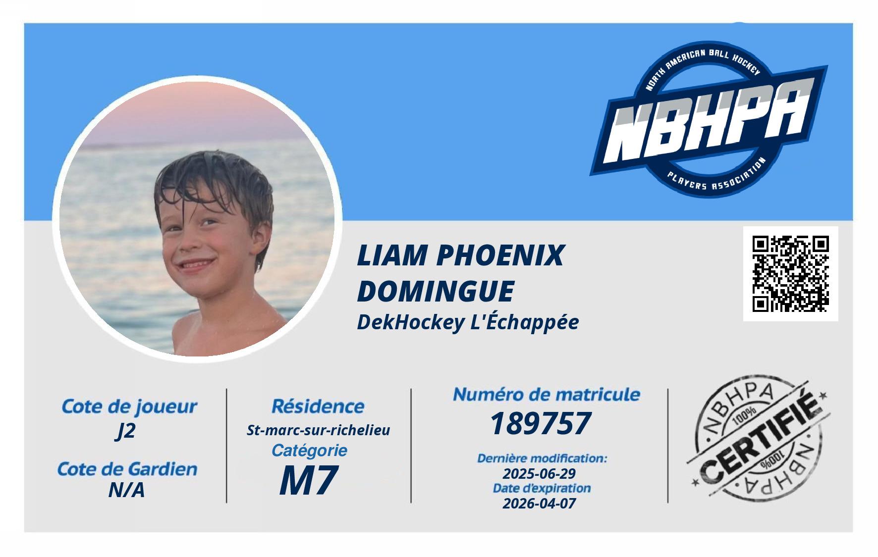 Liam Phoenix Domingue