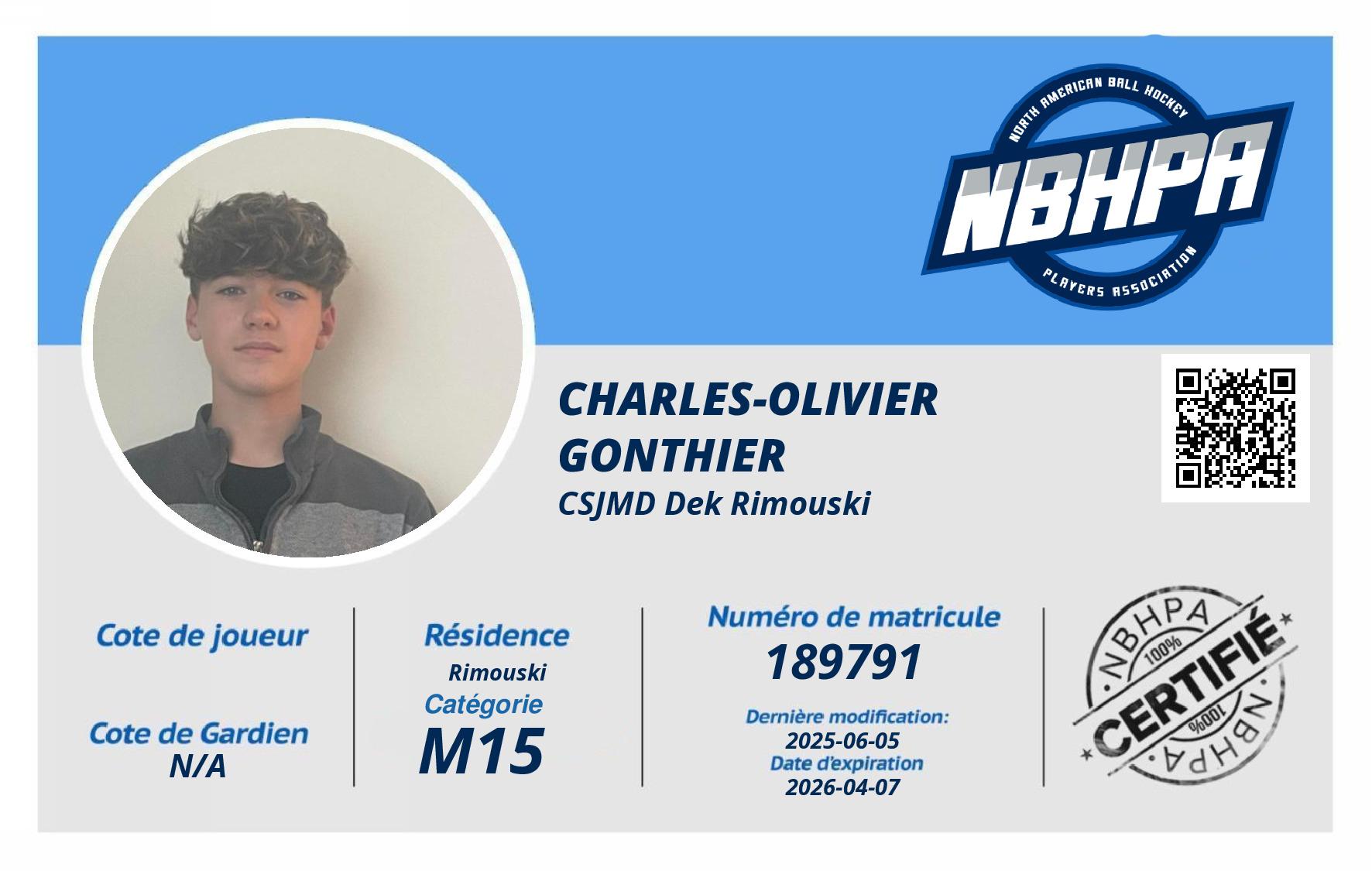 Charles-Olivier Gonthier