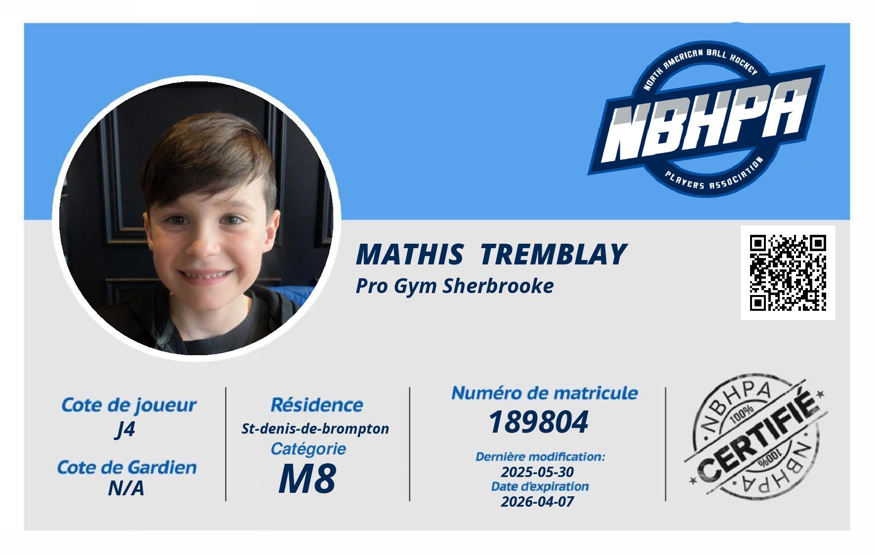 Mathis  Tremblay 