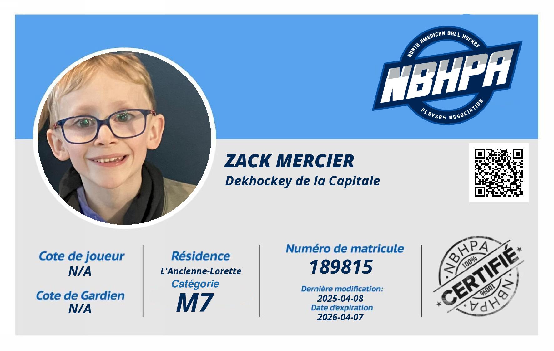 Zack Mercier