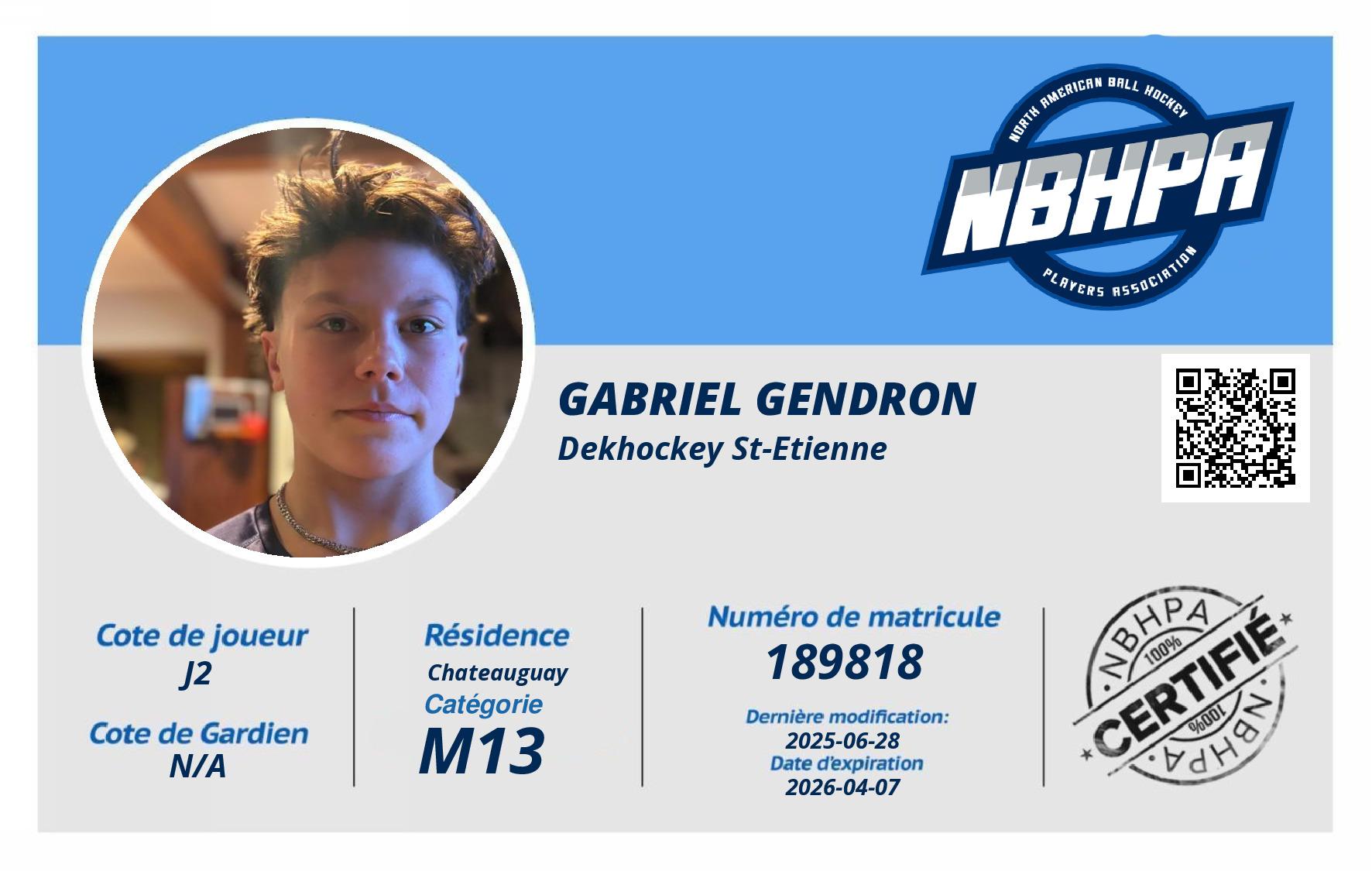 Gabriel Gendron